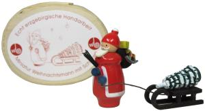 Wolfgang Braun Spanschachtel Weihnachtsmann (Wolfgang Braun 070/044) Miniatur-Spanschachtel 'Weihnachtsmann'